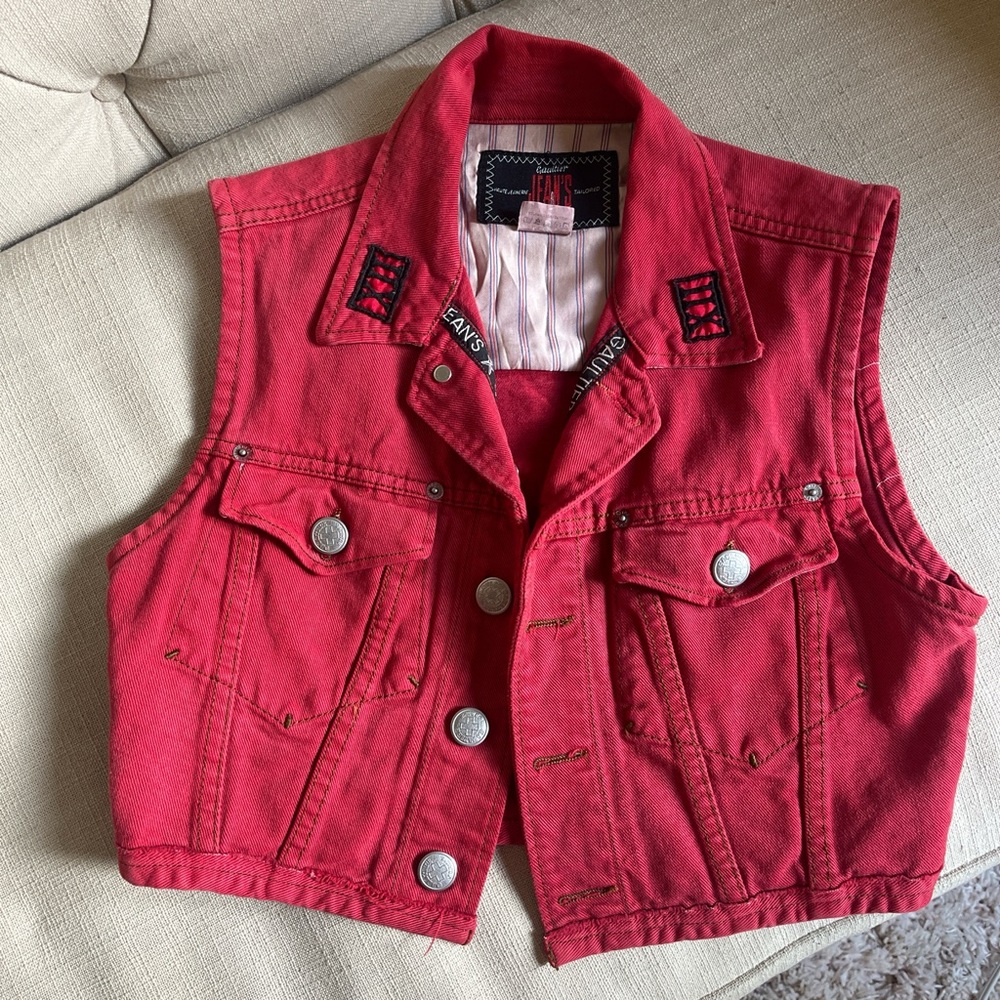 Jean Paul Gautier Jeans Vintage Denim Vest